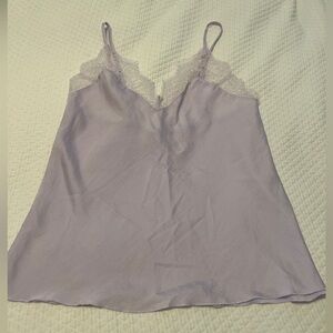 Victoria’s Secret Lavender Lace Trim Cami Top S